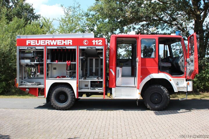 Speciallastbil IVECO 95 E 18 4x4 Single Bereift  Feuerwehr LF 8/6