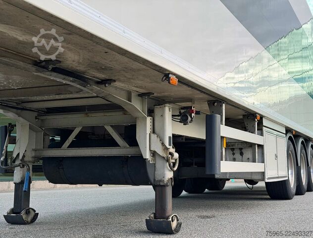 Køletrailer Burg O-3-42 VAN BEURDEN AIR CARGO ROLLERBEDS TAI