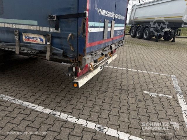 Open semitrailer with tarp Schmitz Cargobull Curtainsider Mega
