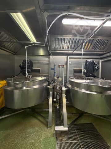 Kokkärl 2 x 500L COOKING KETTLES JYGKJ 500L