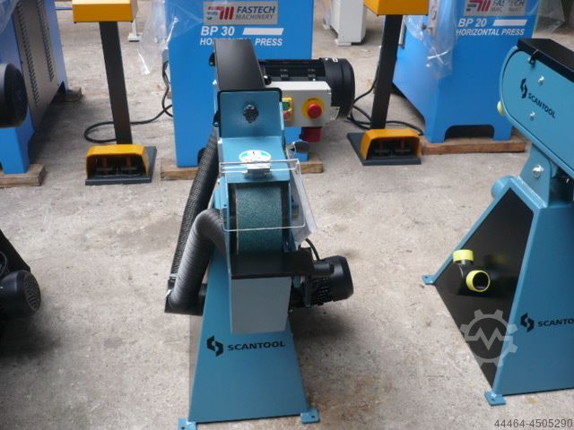 Bælte slibning maskine Scantool 75 x 2000 mit Doppelabsaugung