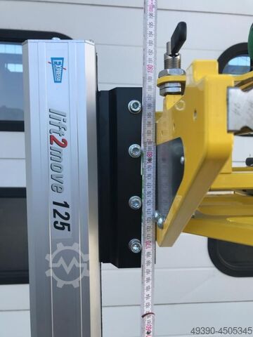 Elektrische laadlift – meeloopstapelaar, palletstapelaar met dissel; voor ergonomische handling van EXPRESSO Lift & Drive 125 (lift2move)