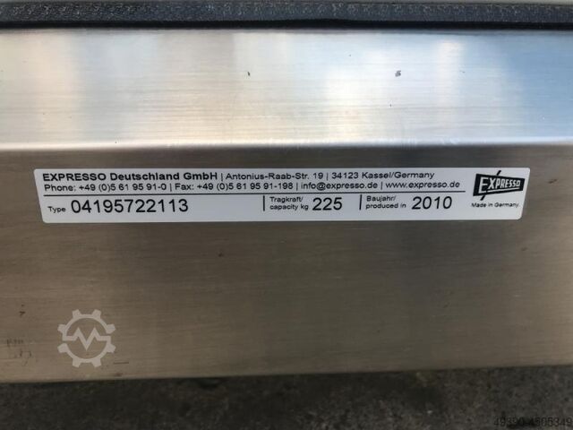 Elektrische laadlift – meeloopstapelaar, palletstapelaar met dissel; voor ergonomische handling van  EXPRESSO Lift & Drive 225 (lift2move)