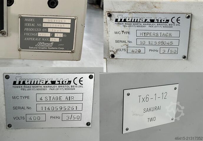 Maszyna do sitodruku Sakurai SC 102 DX Trumax