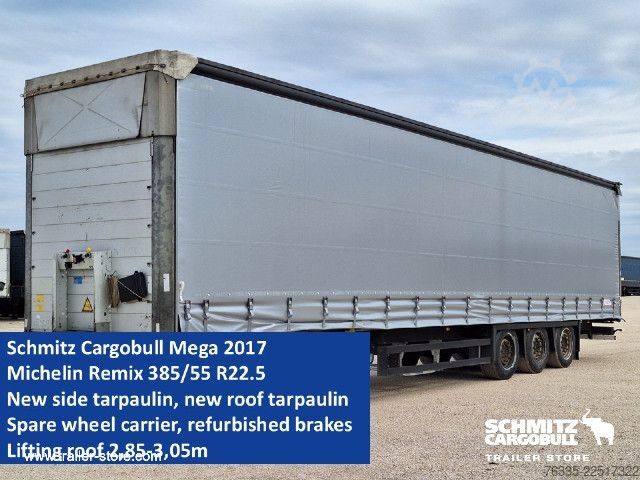 Otevřený návěs s plachtou Schmitz Cargobull Curtainsider Mega