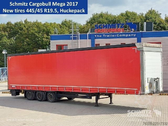 Nyitott ponyvás félpótkocsi Schmitz Cargobull Curtainsider Mega