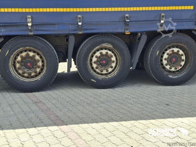Nyitott ponyvás félpótkocsi Kögel Curtainsider Mega