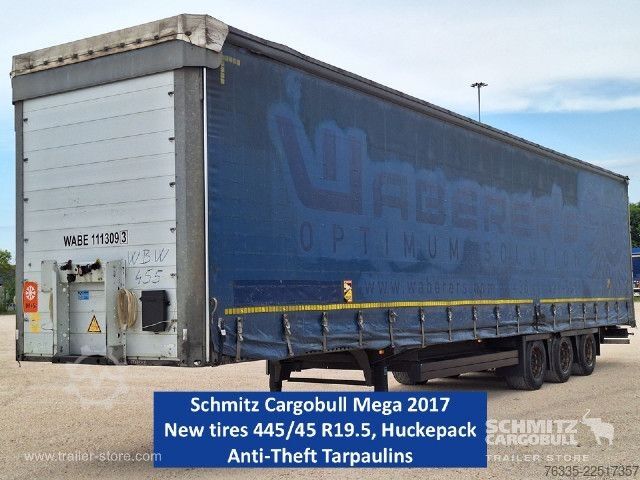 Otvorena poluprikolica sa ceradom Schmitz Cargobull Curtainsider Mega