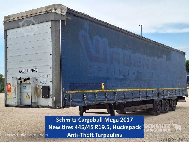 Otvorena poluprikolica sa ceradom Schmitz Cargobull Curtainsider Mega