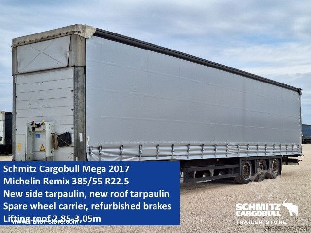Otvorena poluprikolica sa ceradom Schmitz Cargobull Curtainsider Mega