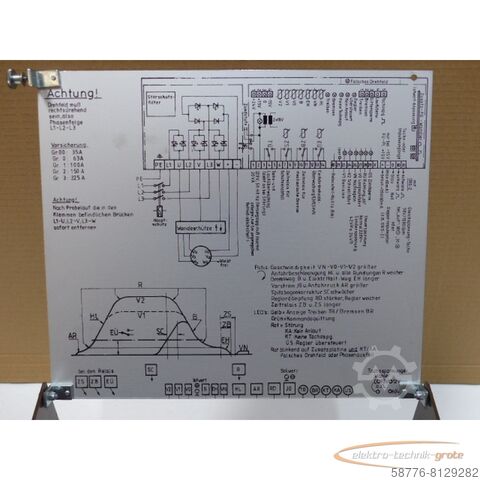Komponent  RST Elektronik ARC-0 Analoger Phasenschnittregler für Aufzüge