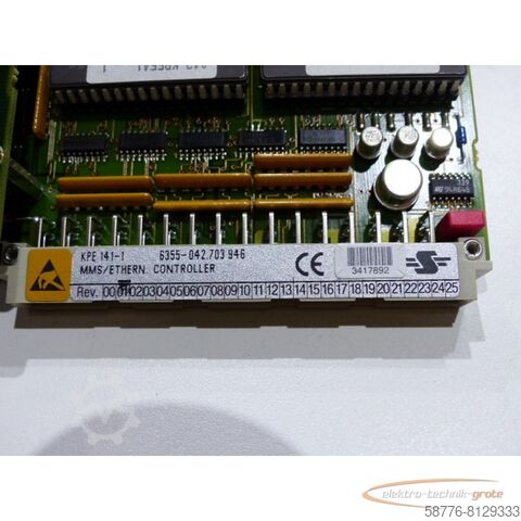 Component  Schneider Automation TSX A25 KPE 141-1 MMS Ethernet-Controller  !