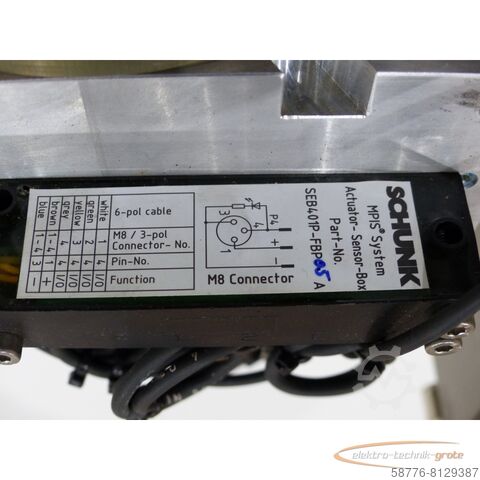 Component Schunk Schunk SRU+50-W / 362622 + 2 x PZN 125-1 / 300313 !