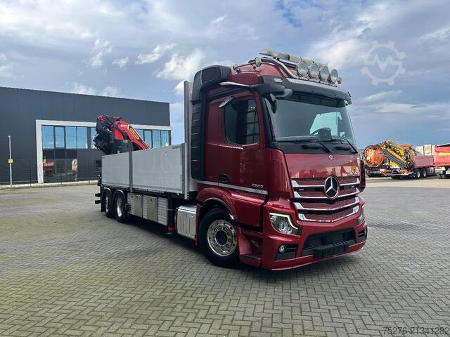 Camião-grua Mercedes-Benz Actros 2853 6x2 Palfinger PK 37002 TEC 7+fly ji...