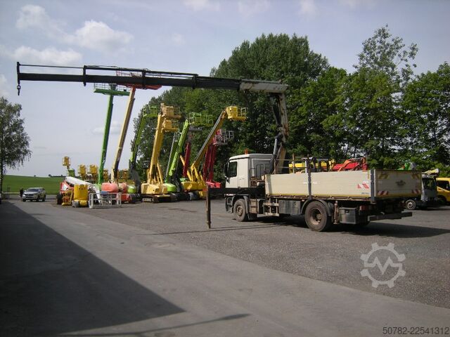 Lastbilmonteret kran Mercedes-Benz Actros 1848