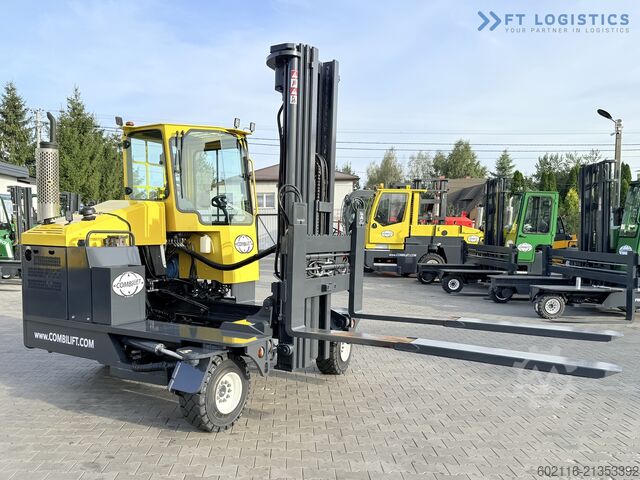 τετραπλής κατεύθυνσης περονοφόρο όχημα Combilift C5000XL GAS TRIPLEX 6000 EXTENDABLE FORK