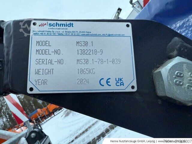 Landmaschine Schmidt Schneepflug Tarron MS 30.1