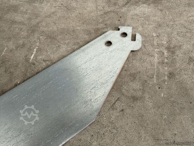 Diagonale lengte: 410 mm / Overstek: 225 mm Agraffenwinkel für Rückwandgitter Gitter Konsole Halter Befestigungswinkel