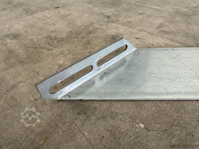 Diagonale lengte: 410 mm / Overstek: 225 mm Agraffenwinkel für Rückwandgitter Gitter Konsole Halter Befestigungswinkel