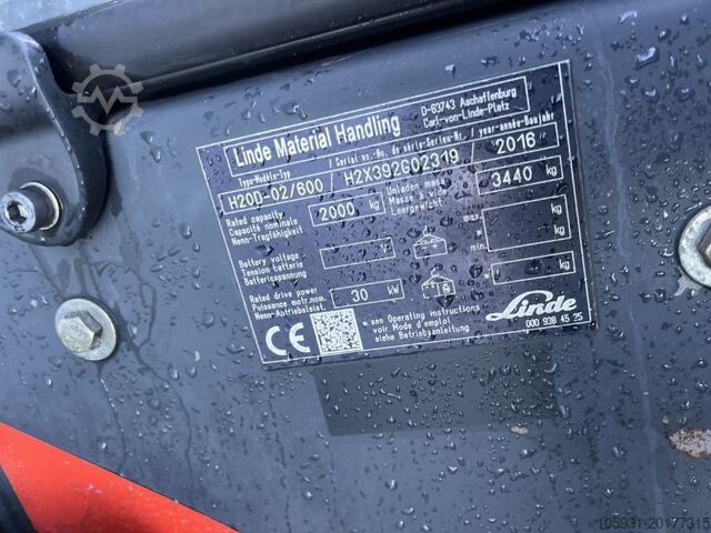 Empilhadeira diesel Linde H20D-02/600