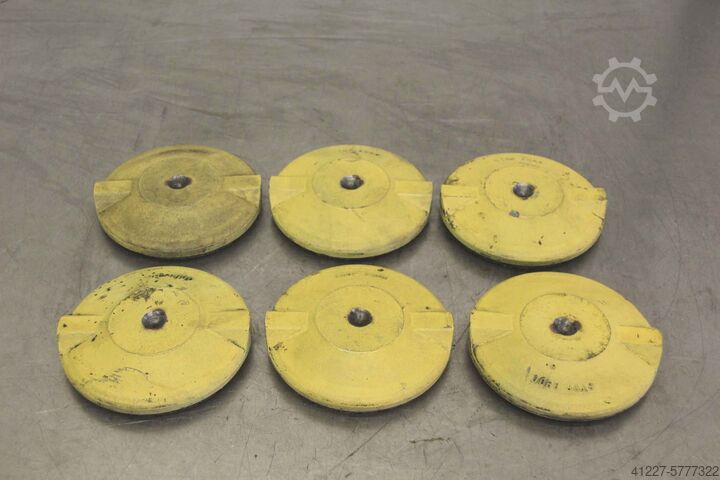 Elementos de mola, 6 unidades Stop-choc Ø 129 mm