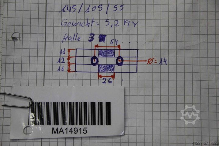 Vyměnitelné čelisti 1 sada Holex 313310-315