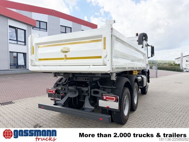 Damperli kamyon Mercedes-Benz Arocs 3348 AK 6x6 Meiller 3-S-, Klima-Navi