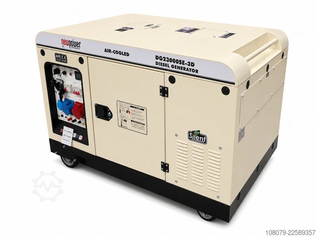 Gerador de energia Newpower Generator DG23000SE-3D Stromerzeuger 16kW 4-Takt