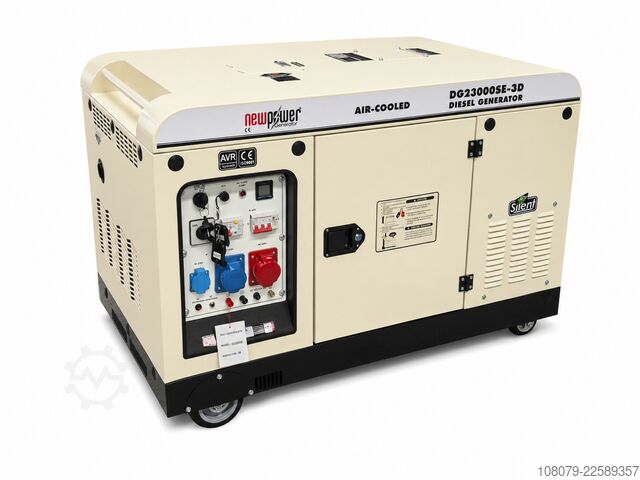 Gerador de energia Newpower Generator DG23000SE-3D Stromerzeuger 16kW 4-Takt