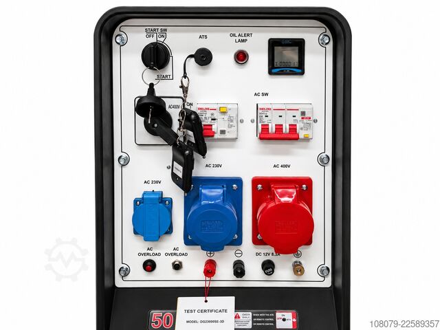Gerador de energia Newpower Generator DG23000SE-3D Stromerzeuger 16kW 4-Takt