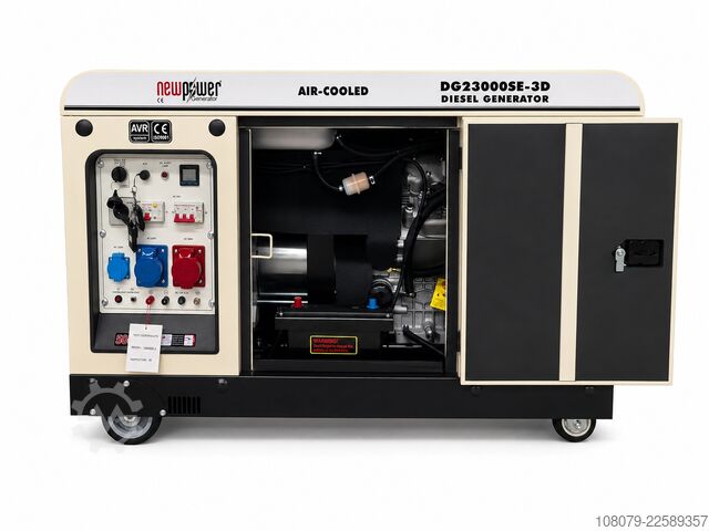 Gerador de energia Newpower Generator DG23000SE-3D Stromerzeuger 16kW 4-Takt