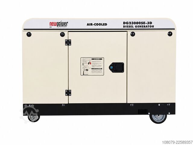Gerador de energia Newpower Generator DG23000SE-3D Stromerzeuger 16kW 4-Takt