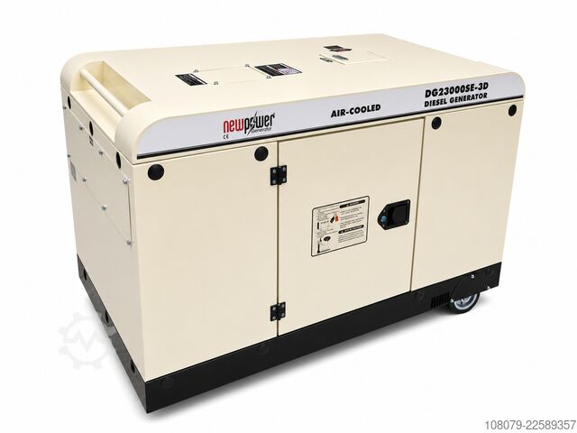 Gerador de energia Newpower Generator DG23000SE-3D Stromerzeuger 16kW 4-Takt