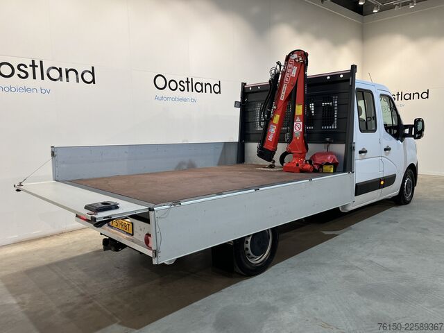 Camion à plateau avec grue Renault Master 2.3 dCi 145 PK L3 Open Laadbak / Fassi K...