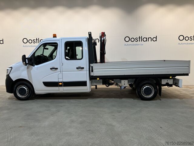 Platformwagen met kraan Renault Master 2.3 dCi 145 PK L3 Open Laadbak / Fassi K...