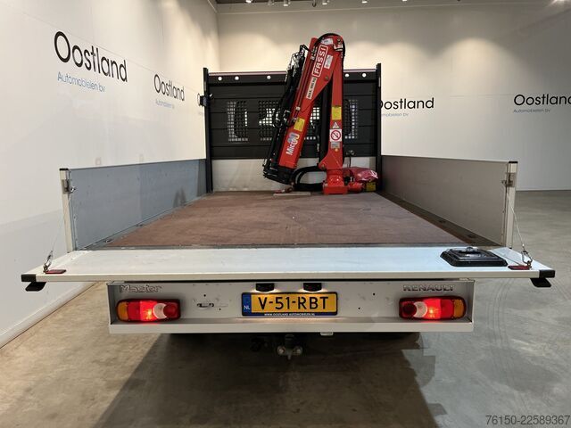 Platformwagen met kraan Renault Master 2.3 dCi 145 PK L3 Open Laadbak / Fassi K...