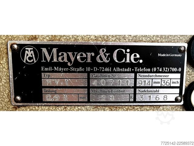 Circular una cara 36" 28 E Mayer & Cie. MV 1
