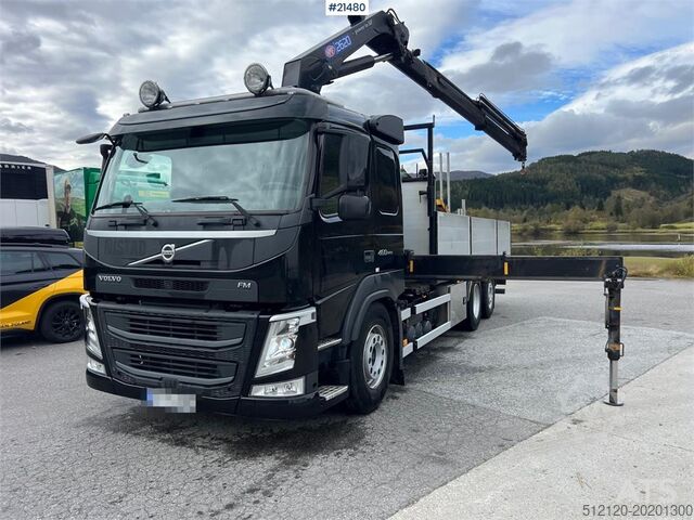 Crane Volvo FM460 6x2 Crane Truck w/ 26t/m HMF crane