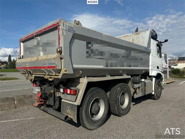 Avfallsbil Mercedes-Benz Arocs 2658 6x4 Tipper WATCH VIDEO