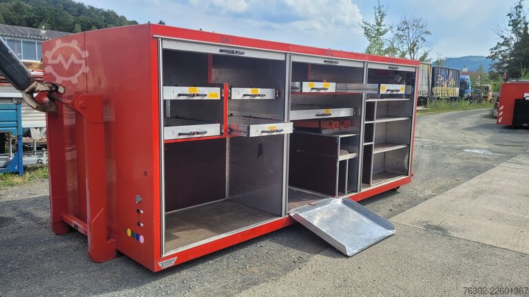 Kampós konténer Schölch/ Kassel Werkzeug/Material Abrollcontainer