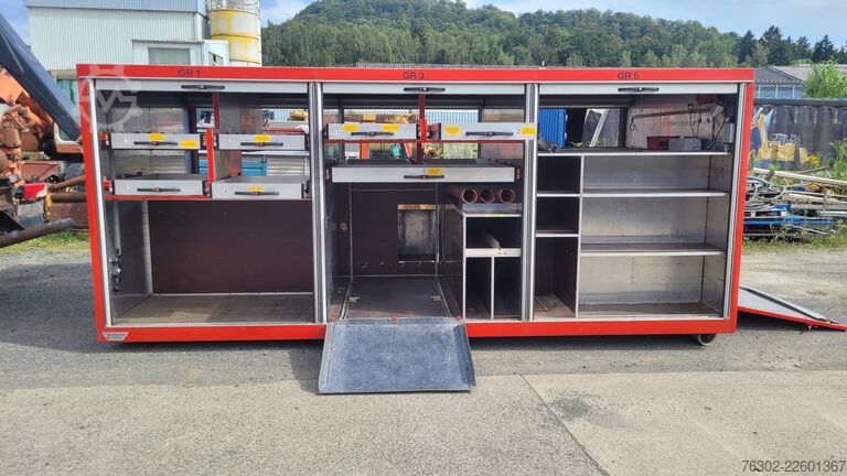 Kampós konténer Schölch/ Kassel Werkzeug/Material Abrollcontainer