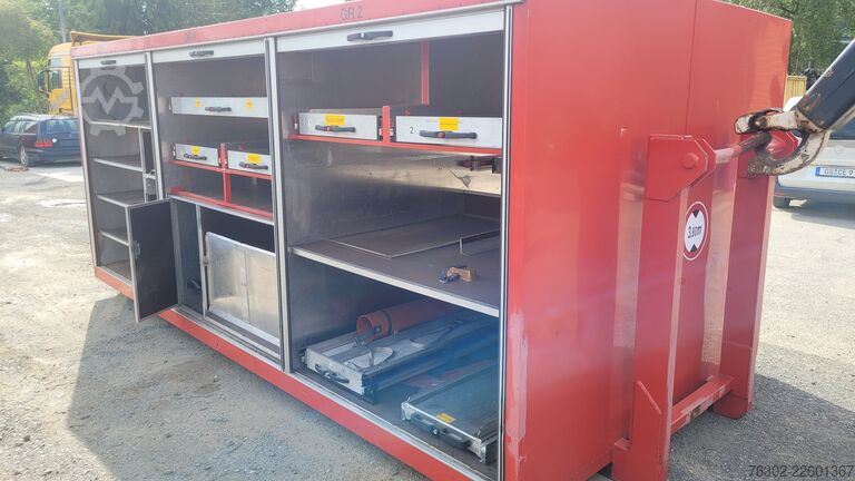 Kampós konténer Schölch/ Kassel Werkzeug/Material Abrollcontainer