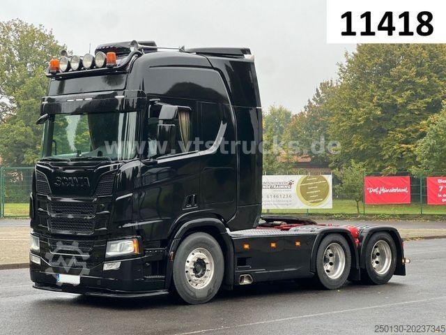 Zware vrachtwagen SCANIA R 650 V8 6x4 Voll/Luft Retarder Leder