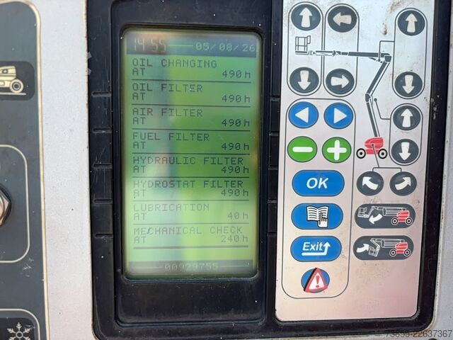 Mafsallı çalışma platformu Manitou 160 Atj