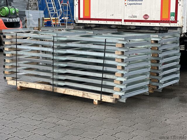 Tiefenstegrahmen doppelt Tiefensteg SSI Schäfer / Ständertiefe: 950 mm / Feldbreite: 2.700 mm/ sendzimir verzinkt