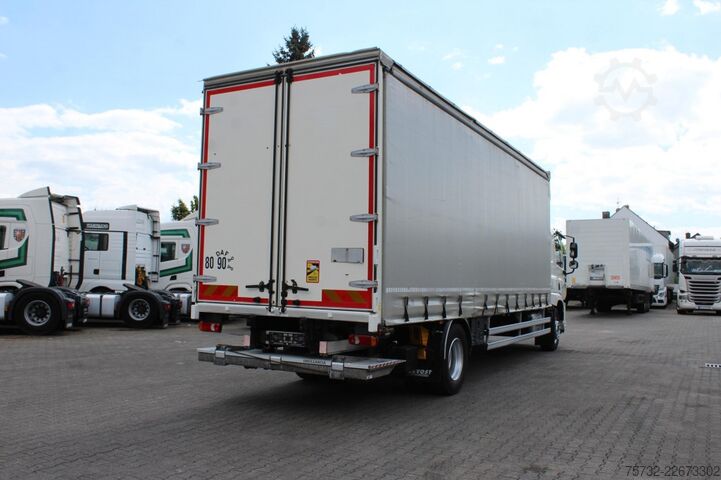 Platós teherautó ponyvával Daf CF  320 Plane   Schlafkabine Klima LDW Edscha LBW