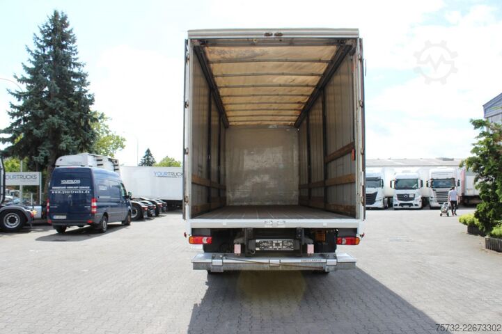 Platós teherautó ponyvával Daf CF  320 Plane   Schlafkabine Klima LDW Edscha LBW