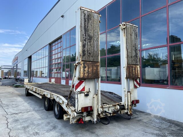 Remolque de plataforma baja Müller-Mitteltal PT 30  3 Achs Tieflader 9,20 m Ladefläche