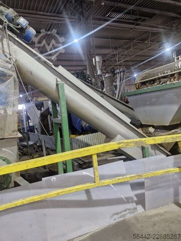 Mosóvonal extruderrel Plastic Film Wash Line with Extruder Wash Line