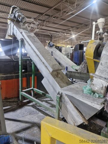 Mosóvonal extruderrel Plastic Film Wash Line with Extruder Wash Line